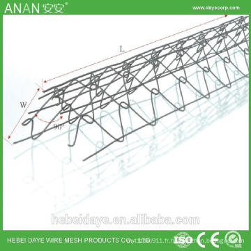 Perle d&#39;angle métallique interne souple en paroi sèche pour protection murale